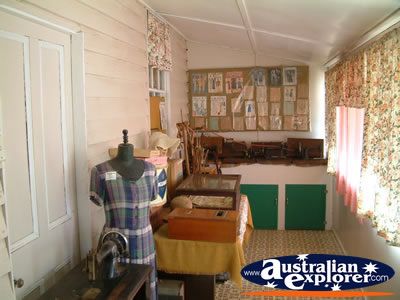 Miles Historical Village Display Room . . . CLICK TO VIEW ALL MILES POSTCARDS