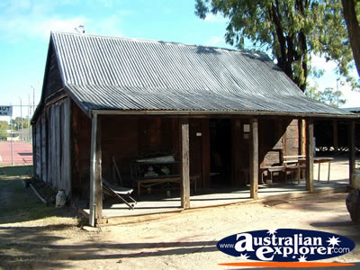 Miles Historical Village Settlers Cottage . . . CLICK TO VIEW ALL MILES POSTCARDS
