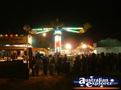Springsure Show Rode at Night . . . CLICK TO VIEW ALL SPRINGSURE POSTCARDS