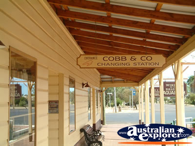 Surat Cobb & Co Changing Station Sign . . . CLICK TO VIEW ALL SURAT POSTCARDS
