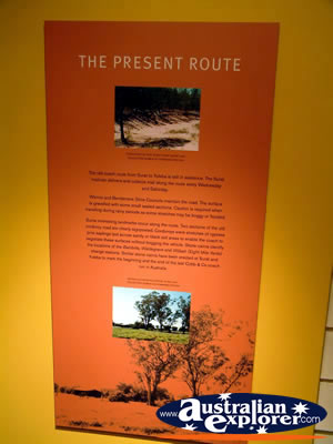 Surat Cobb & Co Changing Station The Present Route Plaque . . . VIEW ALL SURAT PHOTOGRAPHS