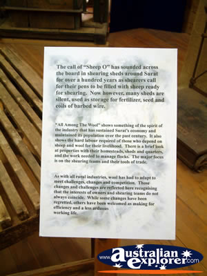 Surat Cobb & Co Changing Station Information Plaque . . . VIEW ALL SURAT PHOTOGRAPHS
