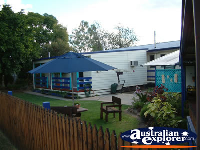 Taroom Cattle Camp Motel Play Area . . . CLICK TO VIEW ALL TAROOM POSTCARDS