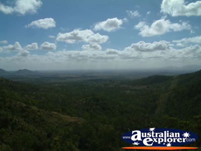 View from the Road in Mt Morgan . . . CLICK TO VIEW ALL MT MORGAN POSTCARDS