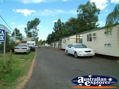 St George Kamarooka Tourist Park Cabins . . . CLICK TO VIEW ALL ST GEORGE POSTCARDS