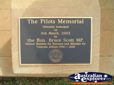 St George Pilots Memorial Plaque . . . CLICK TO VIEW ALL ST GEORGE POSTCARDS