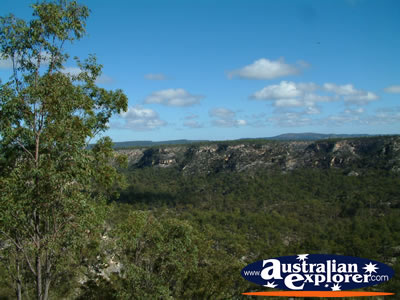 The Landscape of Isla Gorge Between Taroom & Theodore . . . CLICK TO VIEW ALL ISLA GORGE POSTCARDS