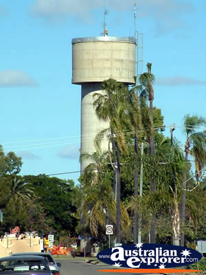Theodore Water tower . . . CLICK TO VIEW ALL THEODORE POSTCARDS