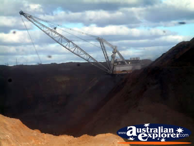 Dysart Norwich Park Mine Dragline from a Distance . . . VIEW ALL DYSART PHOTOGRAPHS