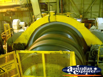 Inside Dragline Excavator at Norwich Park Mine Dysart . . . VIEW ALL DYSART PHOTOGRAPHS