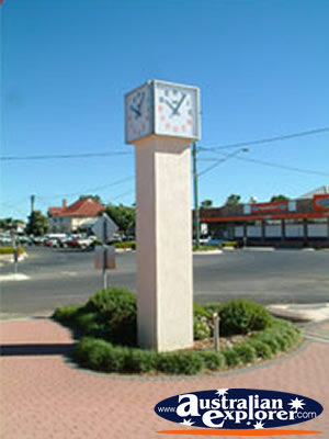 Tara Town Clock . . . CLICK TO VIEW ALL TARA POSTCARDS