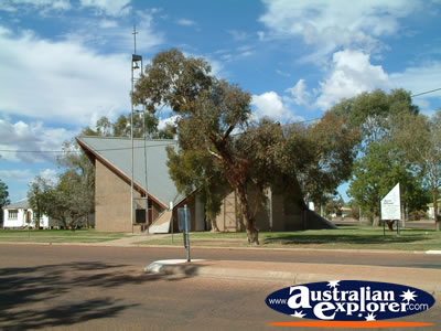 Cunnamulla St Albans Church . . . CLICK TO VIEW ALL CUNNAMULLA POSTCARDS