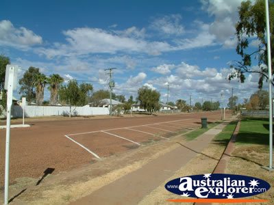 Carparking on a Cunnamulla Street . . . CLICK TO VIEW ALL CUNNAMULLA POSTCARDS