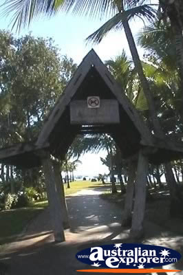 Airlie Beach Path . . . CLICK TO VIEW ALL AIRLIE BEACH POSTCARDS