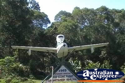 Airlie Beach Airfield . . . CLICK TO VIEW ALL AIRLIE BEACH POSTCARDS