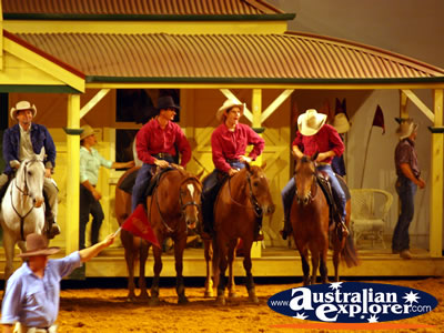 Australian Outback Spectacular Red Team . . . CLICK TO VIEW ALL AUSTRALIAN OUTBACK SPECTACULAR POSTCARDS