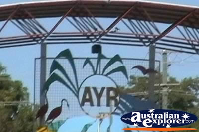 Ayr Sign . . . CLICK TO VIEW ALL AYR POSTCARDS