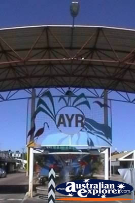 Ayr Entrance . . . CLICK TO VIEW ALL AYR POSTCARDS