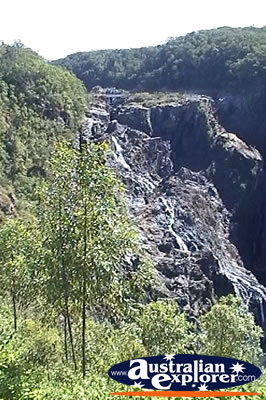 Sunny Day at Barron Falls . . . CLICK TO VIEW ALL BARRON GORGE POSTCARDS