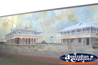 Bowen Wall Mural Hotel Scene . . . VIEW ALL BOWEN PHOTOGRAPHS