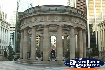 Brisbane Anzac Square Shrine of Remembrance . . . CLICK TO VIEW ALL BRISBANE (ANZAC SQUARE) POSTCARDS