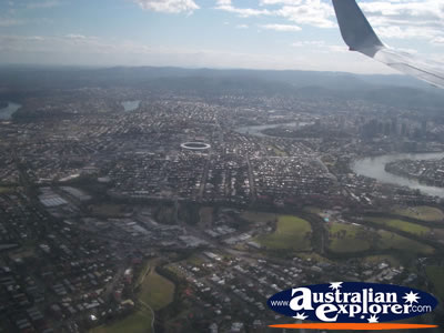 View from the Sky Of Brisbane . . . CLICK TO VIEW ALL BRISBANE (FROM THE AIR) POSTCARDS