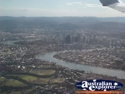 View of Brisbane from the Air . . . CLICK TO VIEW ALL BRISBANE (FROM THE AIR) POSTCARDS