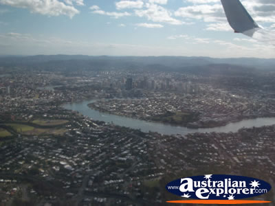 Brisbane from the Sky . . . CLICK TO VIEW ALL BRISBANE (FROM THE AIR) POSTCARDS