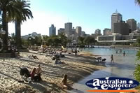 Beach at South Bank in Brisbane . . . CLICK TO ENLARGE