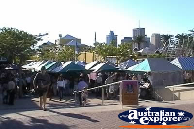 Brisbane South Bank Market . . . CLICK TO VIEW ALL BRISBANE (SOUTH BANK) POSTCARDS