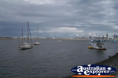 Cloudy Day on the Broadwater . . . CLICK TO VIEW ALL GOLD COAST (BROADWATER) POSTCARDS