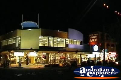Cairns Shops at Night . . . CLICK TO VIEW ALL CAIRNS (MORE) POSTCARDS
