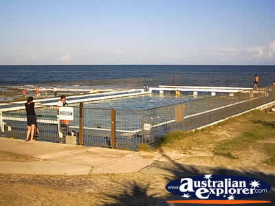 Swimming Area at Kings Beach . . . CLICK TO VIEW ALL CALOUNDRA POSTCARDS
