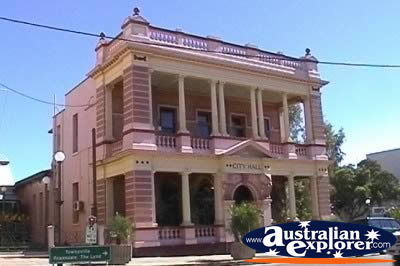 Charters Towers City Hall . . . CLICK TO VIEW ALL CHARTERS TOWERS POSTCARDS