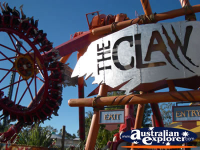 The Claw ride at Dreamworld . . . CLICK TO VIEW ALL GOLD COAST (DREAMWORLD) POSTCARDS