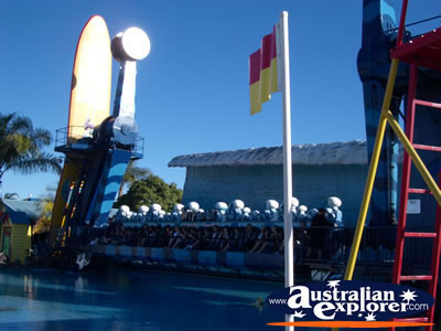Wipeout Ride at Dreamworld . . . CLICK TO VIEW ALL GOLD COAST (DREAMWORLD) POSTCARDS