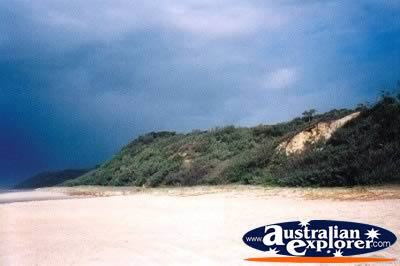 View Across Fraser Island 75 Mile Beach . . . CLICK TO VIEW ALL FRASER ISLAND (75 MILE BEACH) POSTCARDS
