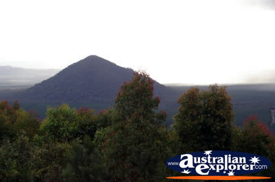Glass House Mountain lookout . . . CLICK TO VIEW ALL GLASS HOUSE MOUNTAINS POSTCARDS