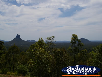 Glasshouse Mountains . . . CLICK TO VIEW ALL GLASS HOUSE MOUNTAINS POSTCARDS