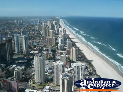 View from Q1 . . . CLICK TO VIEW ALL GOLD COAST (Q1 VIEWS) POSTCARDS