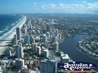 View from Q1 on the Gold Coast . . . CLICK TO ENLARGE