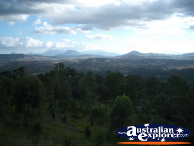 View of the Gold Coast Hinterland . . . CLICK TO VIEW ALL GOLD COAST (HINTERLAND) POSTCARDS