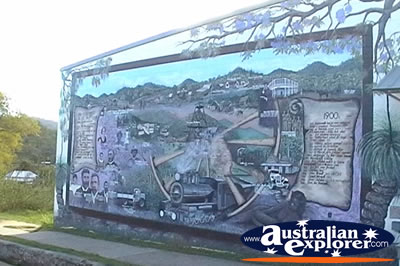 Herberton Wall Mural From Side . . . VIEW ALL HERBERTON PHOTOGRAPHS