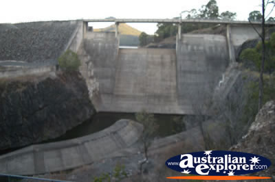 Hinze Dam in the Gold Coast Hinterland . . . CLICK TO VIEW ALL HINZE DAM POSTCARDS