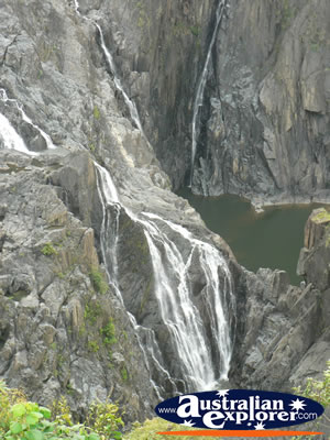 Beautiful Waterfall in Kuranda . . . CLICK TO VIEW ALL KURANDA SCENIC RAILWAY POSTCARDS