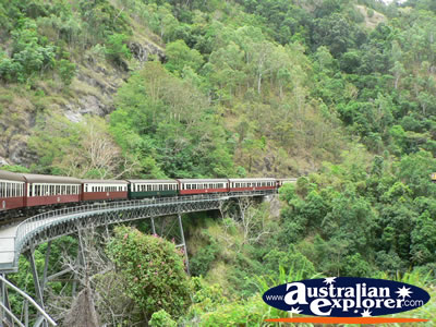 Kuranda Scenic Railway Stoney Creek Falls Train . . . VIEW ALL KURANDA SCENIC RAILWAY PHOTOGRAPHS