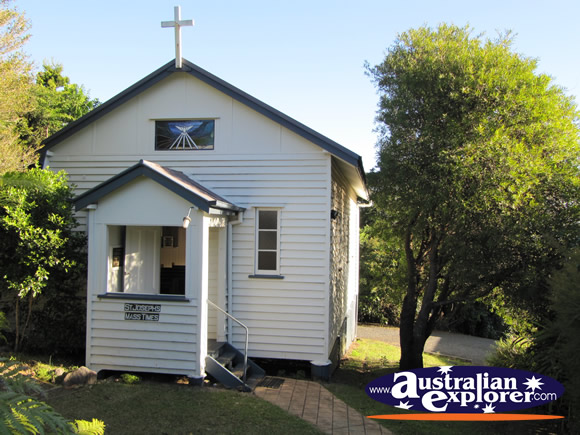 St Josephs Outside . . . CLICK TO VIEW ALL LAMINGTON NATIONAL PARK POSTCARDS