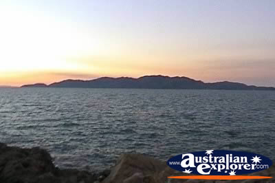 Magnetic Island at Sunset . . . CLICK TO VIEW ALL MAGNETIC ISLAND POSTCARDS