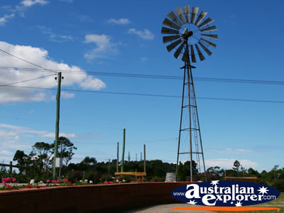 Maleny Winery Windmill . . . CLICK TO VIEW ALL MALENY POSTCARDS