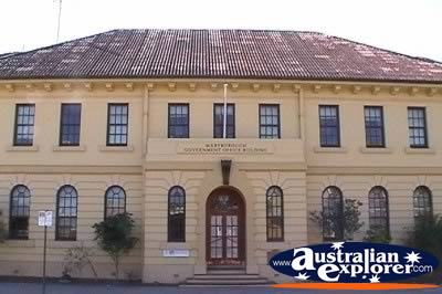 Maryborough Government Office Building . . . CLICK TO VIEW ALL MARYBOROUGH POSTCARDS